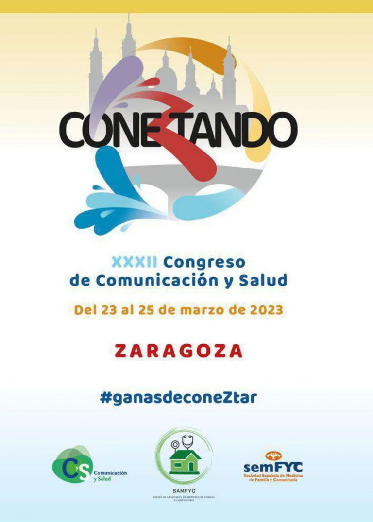 XXXII Congreso de Comunicación y Salud semFYC, del 23 al 25 de marzo, Zaragoza