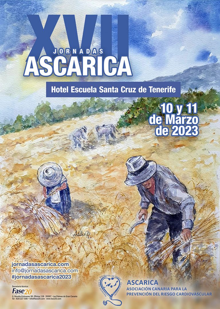 XVII Jornadas de ASCARICA, 10 y 11 de marzo, Santa Cruz de Tenerife.