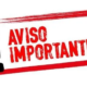 Aviso importante